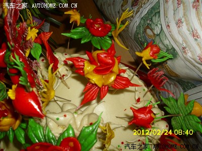 晋南老人去世三周年贡品 传统花 馍 欣赏图片超