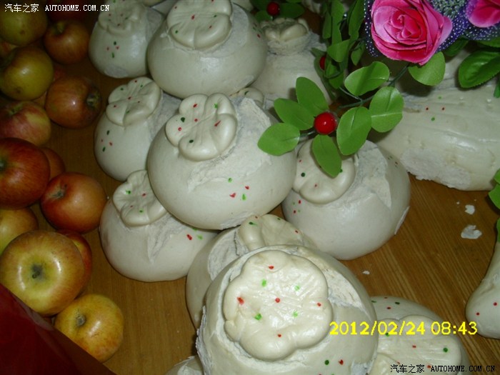 【图】晋南老人去世三周年贡品 传统花 馍 欣赏