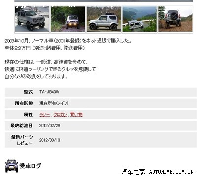 日本的吉姆尼价格,我晕了