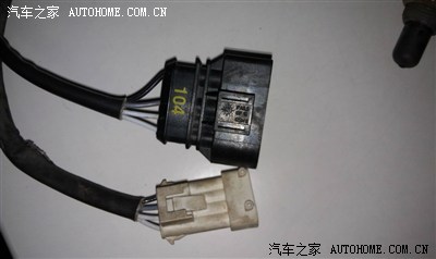 拆了个大众奥迪的4线氧传感器,求接线方法.