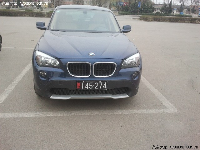 【图】惊!宝马X1国外乞丐版,使馆牌照!