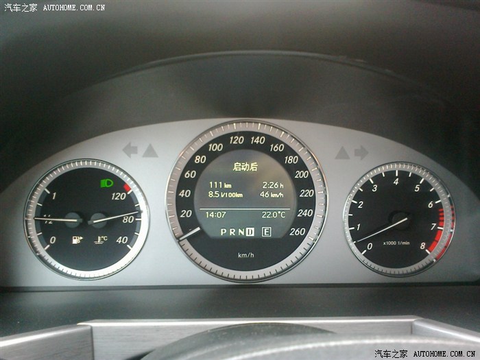 【图】奔驰glk300百公里油耗8.5l!今天开出了最