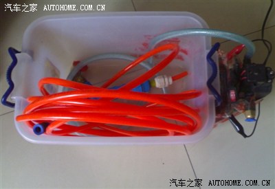 自制了一个简易的电动洗车器