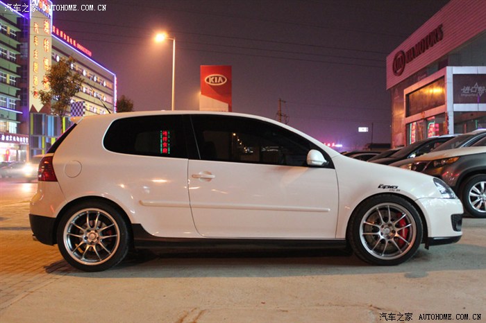 高尔夫5代双门手动挡改装作业