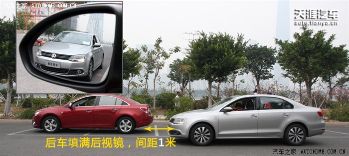 一、后视镜判断后车距离