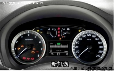 新轩逸外型像雷克萨斯es240,仪表盘模仿奔驰
