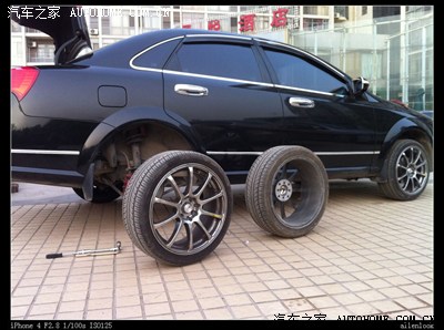 凯越 LE-MT 调换四个车轮位置---DIY第十六季