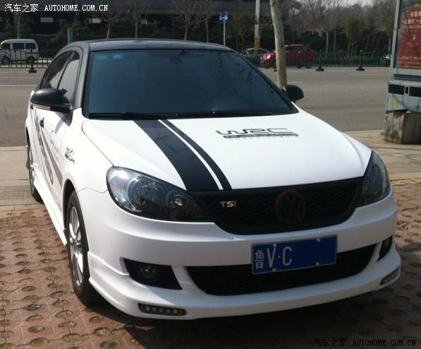 【图】1.4T运动银狼变小白!全车贴纸上身!图片