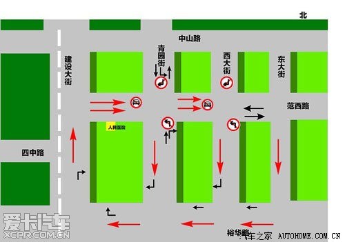 【图】(禁行图)自6月1日起,石家庄市区四条道路