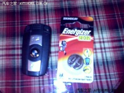 09款加强版X6车钥匙电池更换过程(感应故障还