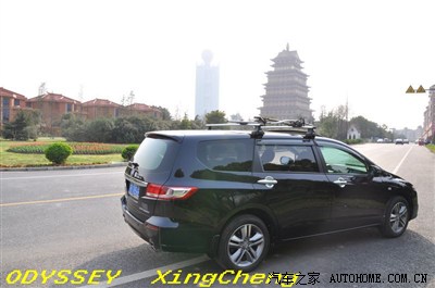 奥德赛加装自行车行李架。小游天下第一村。+