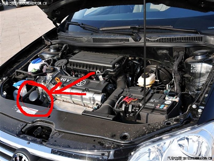 【图】新宝来的机油滤芯在哪里?请教