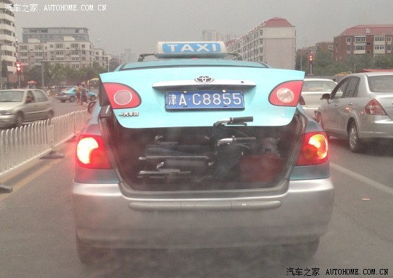 【图】奇怪的出租车牌照!_天津论坛_汽车之家论坛