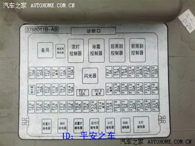 陆巡保险丝盒图解,陆巡保险盒中文图 求:陆风风尚 保险盒线路图(每个保险丝管哪里?