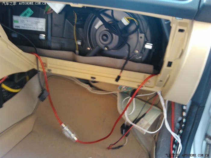 【图】原厂低音 用高转低接前门音频线 但效果