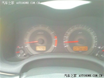 看图:卡罗拉1.8CVT(自动档GL-i)平地怠速行驶