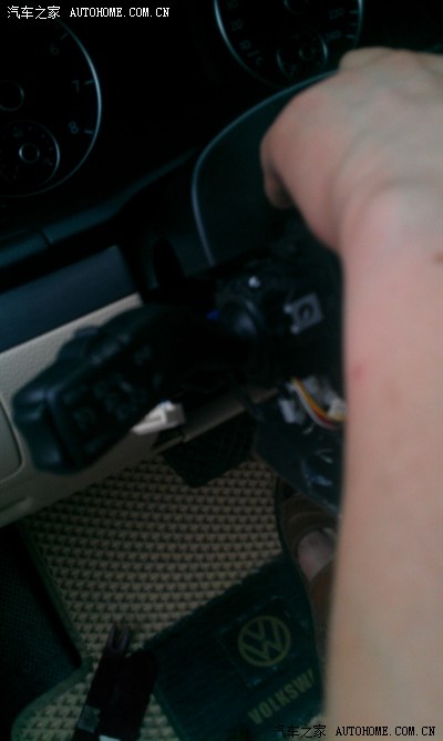 11款速腾1.6成功加装定速巡航显示续航里程、