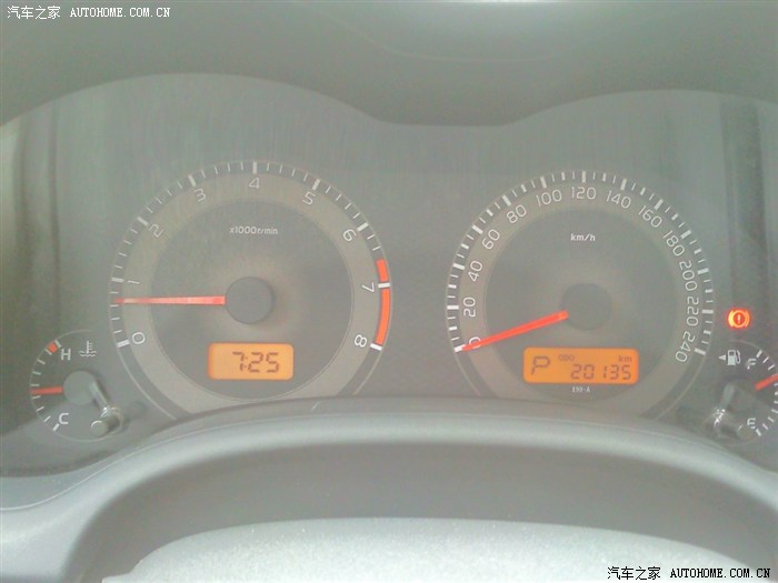 【图】看图:卡罗拉1.8cvt(自动档gl-i)平地怠速行