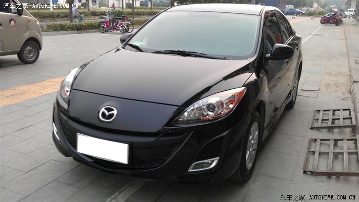 【图】黑星星镀完膜的效果_马自达3论坛