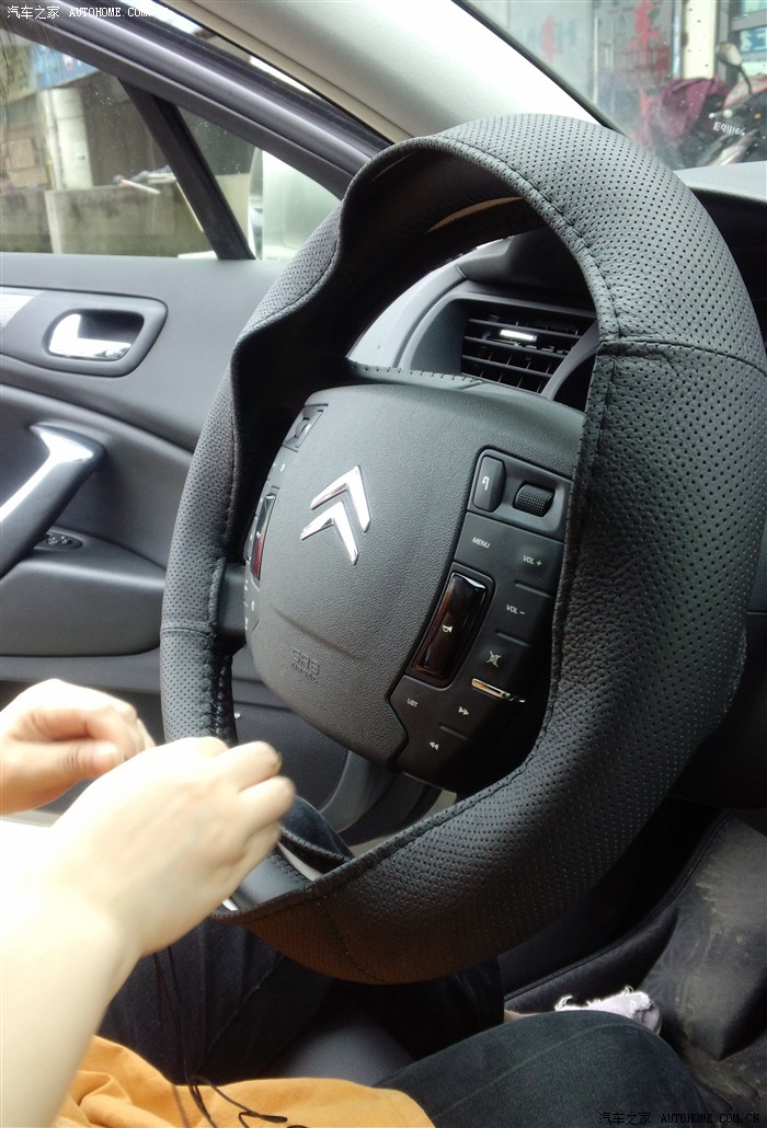【图】小五手缝方向盘套照片,加更换cd掉漆按