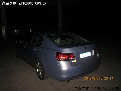 晚上下雨试驾11万公里雷克萨斯GS300和老款