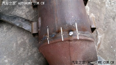 更换三元催化器内芯,解决堵,故障灯亮