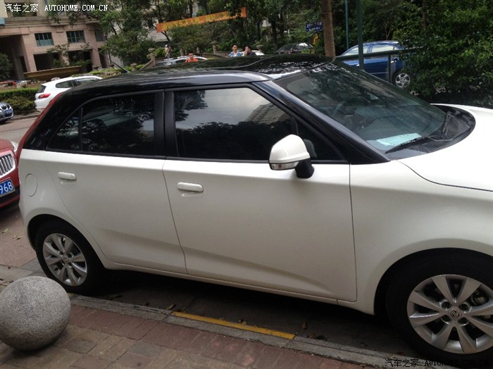 【图】新购小白车顶贴膜,白车黑顶~ 上图_MG