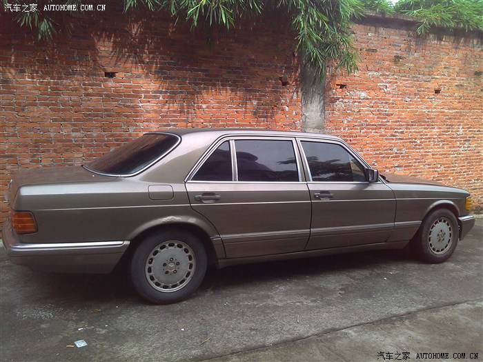 【图】经典奔驰300SEL 金棕色!_奔驰S级论坛