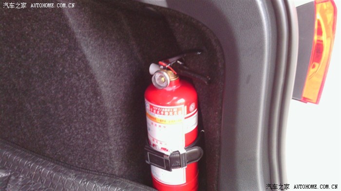 【图】独创途观放灭火器的最佳位置及用皮带固