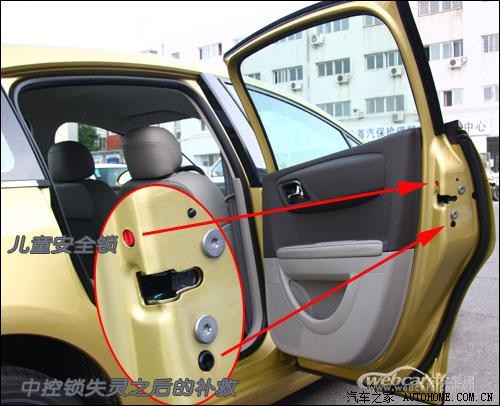 【图】儿童安全锁在哪里_标致307论坛_汽车之家论坛