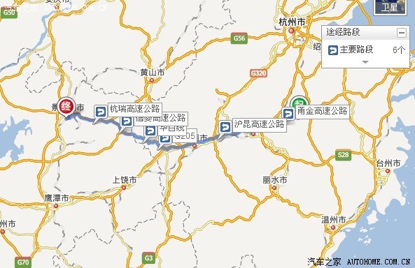 浙江216省道全程线路图,216省道全程线路图 线路2路程短但不是全程高速省道国道好不好走?