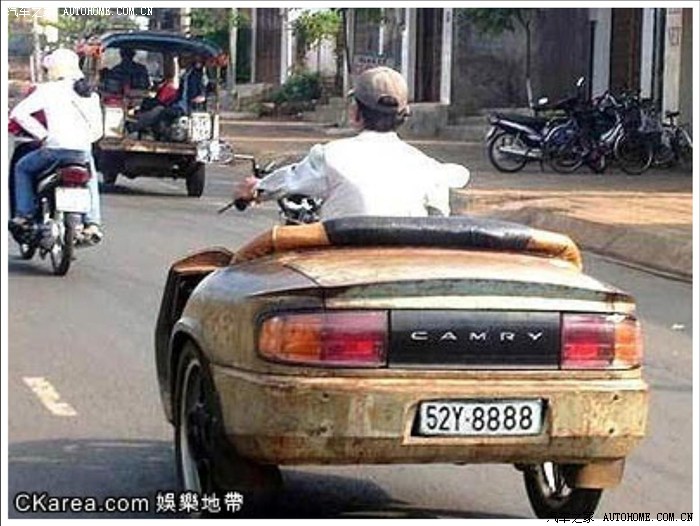 【图】轻松一下,那些搞笑和新奇的车图~