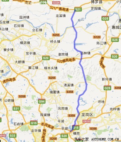 北上又多了一个选择,新开通了一条深圳到博罗-----博深高速