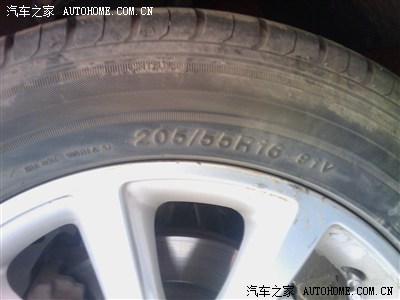证实一下 CROSS换205 55 R16的轮胎年审没问
