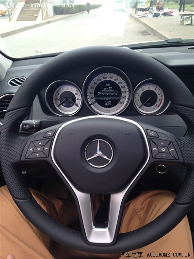 奔驰C260时尚版正式详细提车作业。~黑车黑内