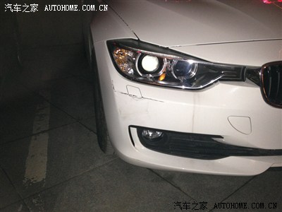 【已完结】新车刮蹭,右前保险杠受损,对方离开