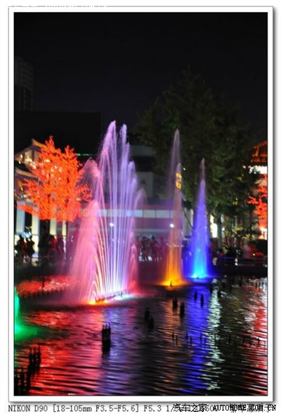 夜西安第二季--西安大雁塔音乐喷泉广场