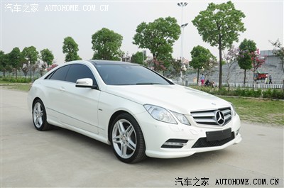 中毒E260 COUPE 白外红内 提车作业!_奔驰E