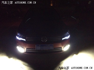 14款全新宝来改装雾灯LED日行灯无损安装作