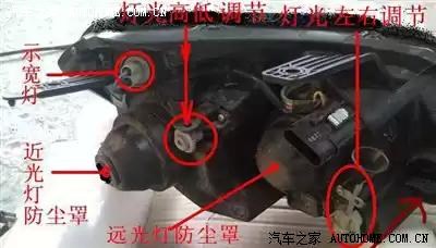 凯越近光灯严重盲区
