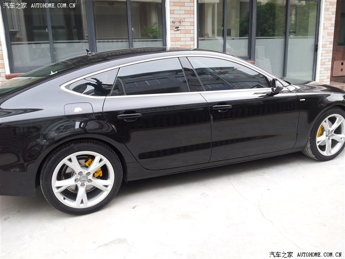 【图】黑色的车贴黑膜_奥迪A7论坛