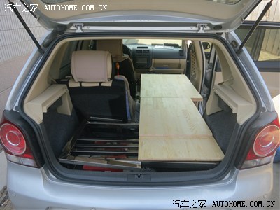 小polo车无损改床车