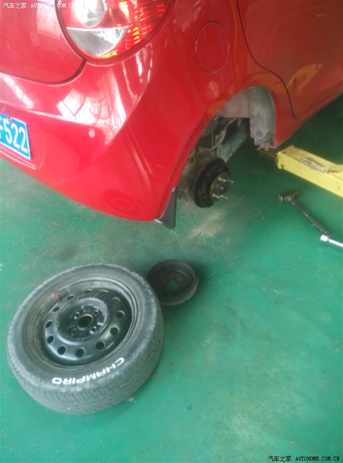 【图】我的车刹车分泵原来早坏了,今天换了_瑞