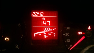 请问仪表盘中的147 是什么意思啊?_POLO