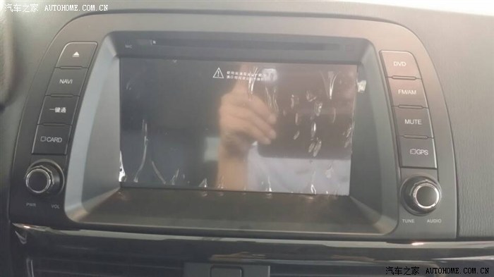 【图】新款cx5原厂导航胎压监测行车记录仪后