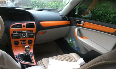 内饰贴膜,亚光橙色_中华H530论坛