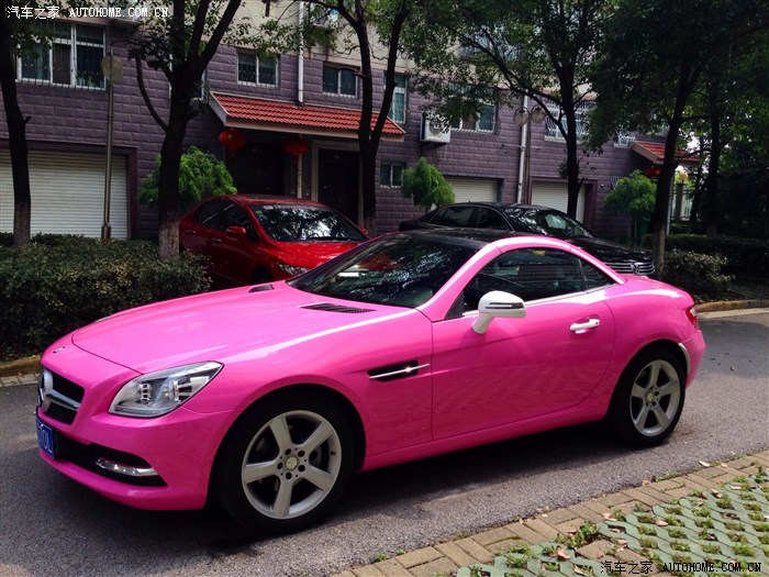 【图】骚粉slk r172_奔驰slk级论坛_汽车之家论坛