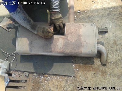 IX35消声器尾节内部结构(第一次发帖)_北京现