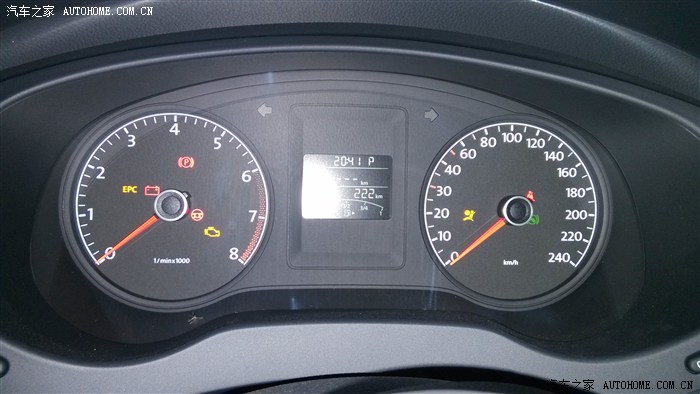 【图】新提的速腾仪表显示各种黄灯