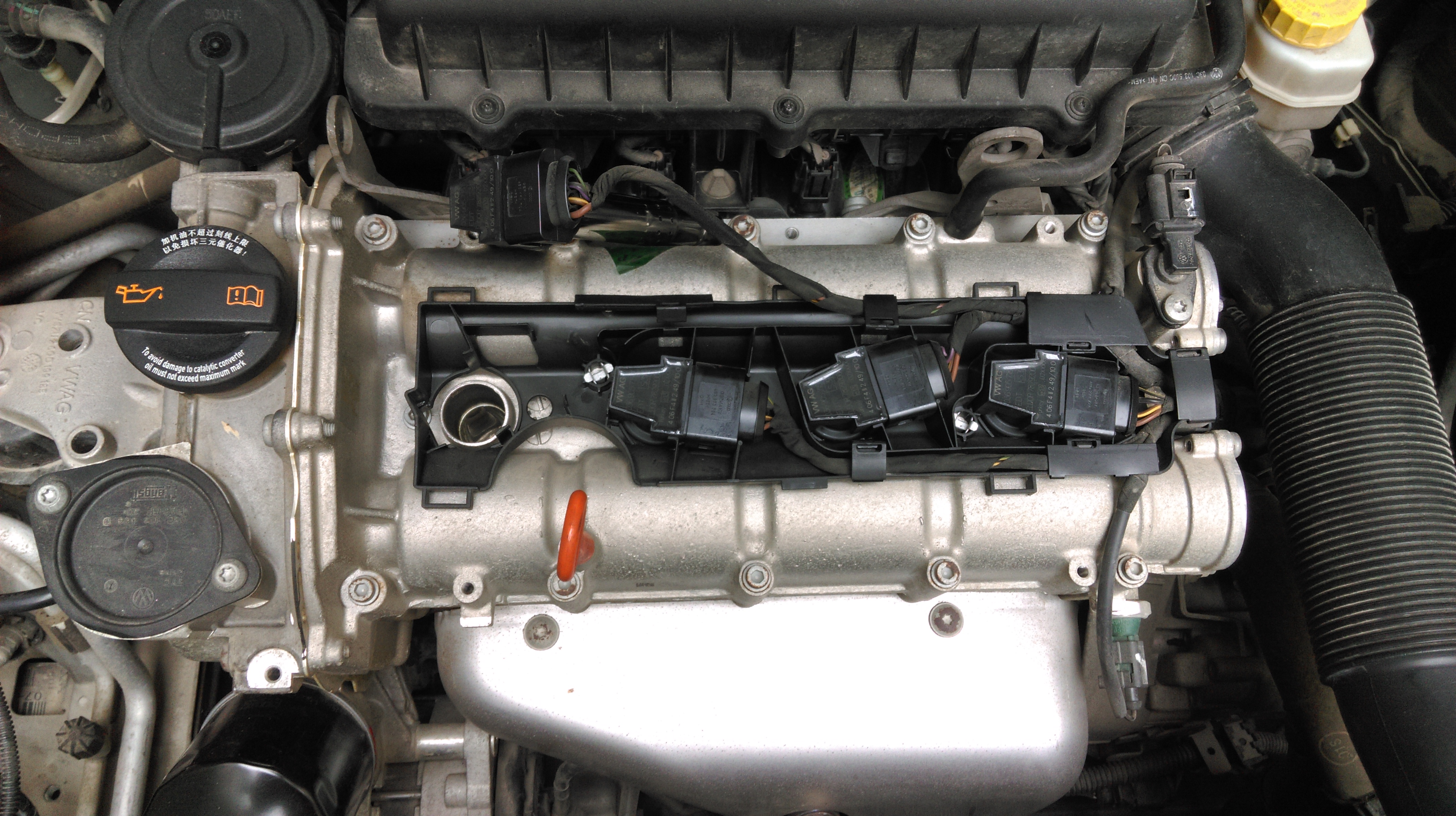 四万五换火花塞,视乎有些晚了!_POLO论坛